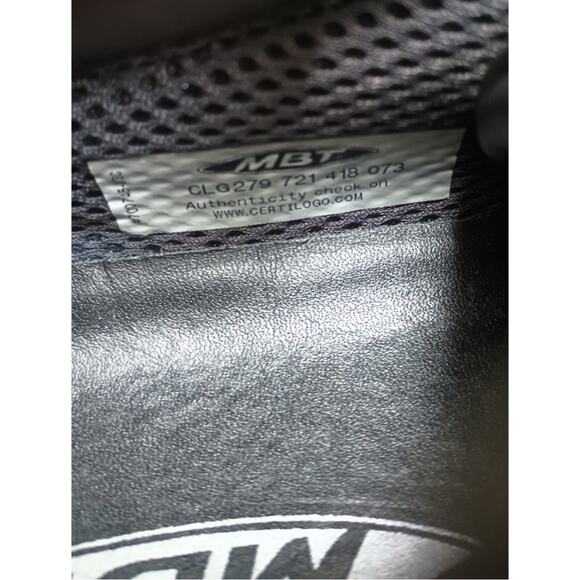 MBT AZIZI WALK LITE LACE UP BLACK CALF RUNNING SHOES MENS 10 - 10.5 - Picture 9 of 12